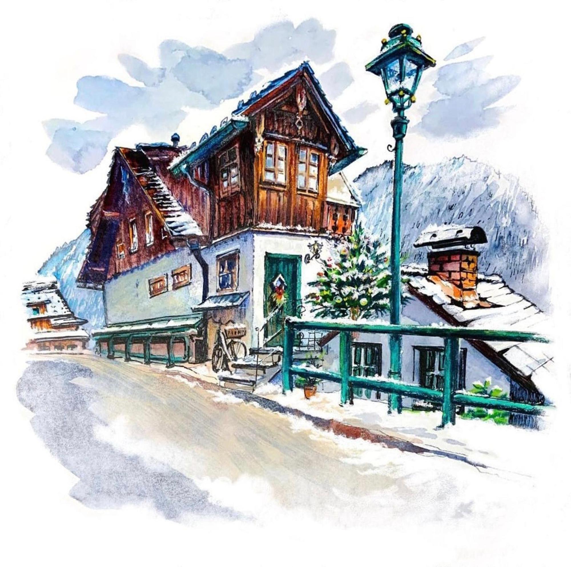 Pinkdeer Apartment Hallstatt Bagian luar foto